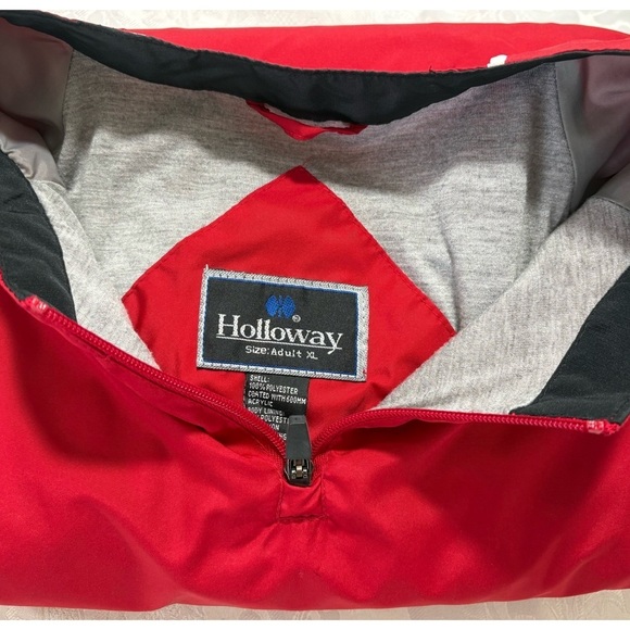 Holloway Golf Baseball 1/4 Zip Warmup Mens Size XL  Pockets Preppy Athletic - Picture 2 of 11